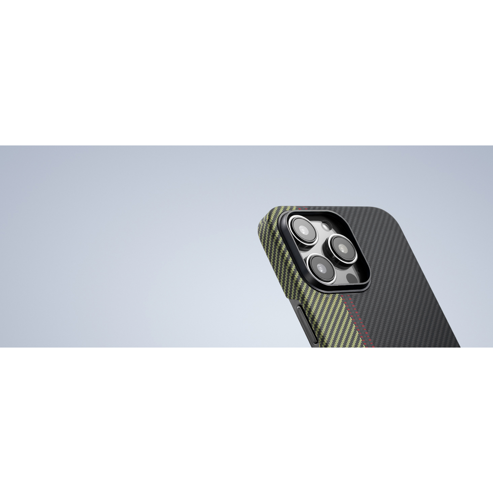 Чехол Pitaka 14 Pro Max черно-серый